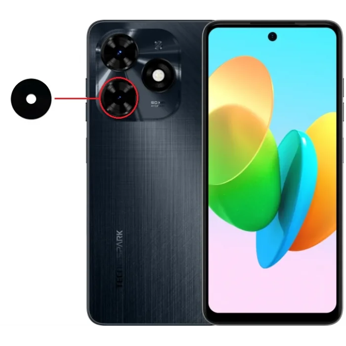 Tecno Spark 20C (BG7n) Kamera Camı Alt