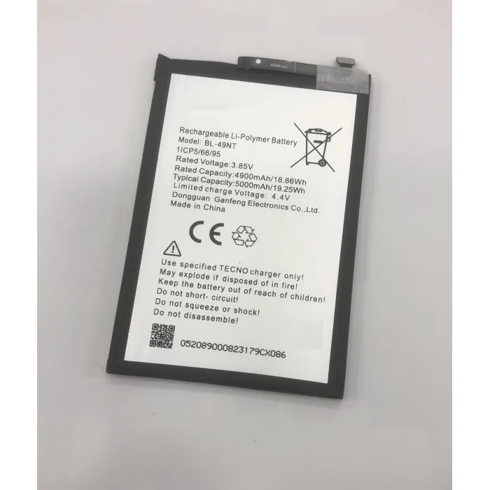 Tecno Spark 40C (KM4n) Batarya 5000 mAh