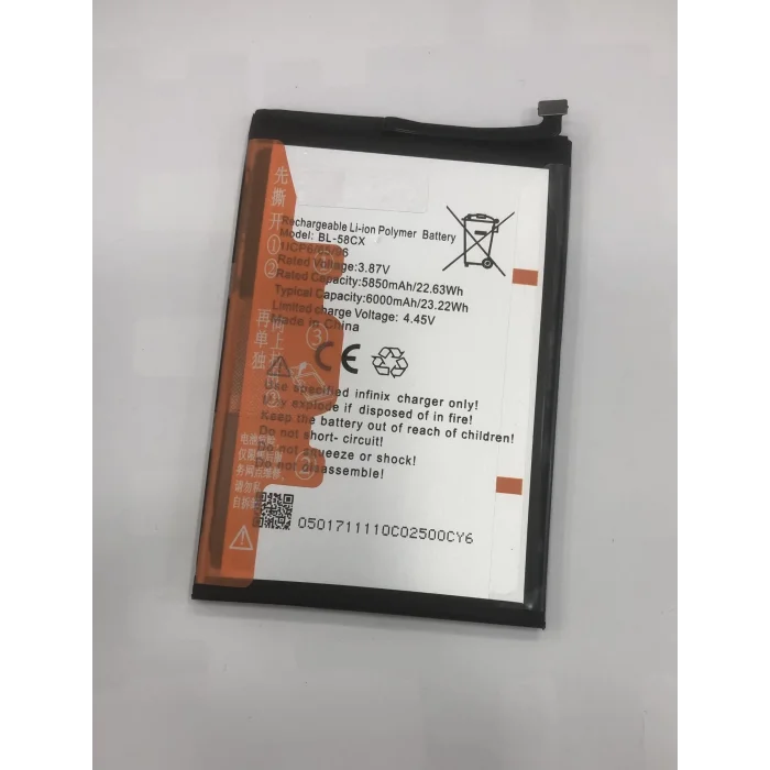 Tecno Spark 7T (KF6p) Batarya 6000 mAh