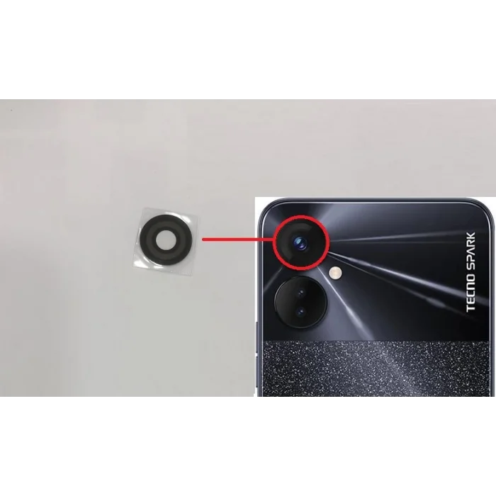 Tecno Spark 9 Pro (KH7n) Kamera Camı Üst