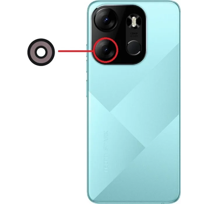Tecno Spark Go 2023 Kamera Camı Alt