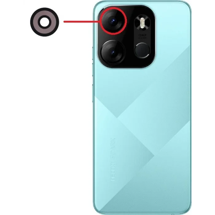 Tecno Spark Go 2023 Kamera Camı Üst