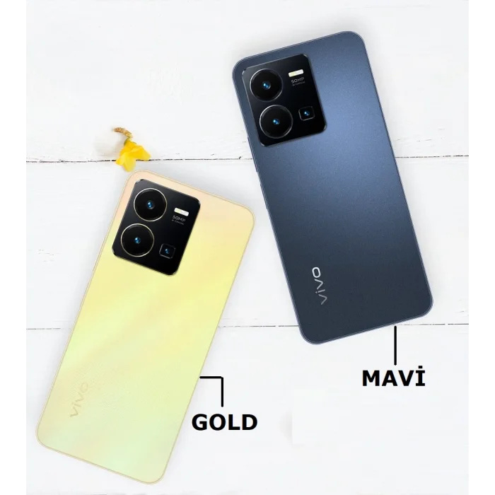 Vivo Y35 (V2205) Kasa + Arka Kapak Pil Kapağı