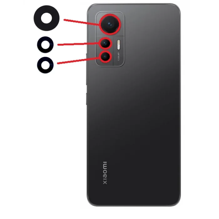 Xiaomi 12 Lite Kamera Camı Full