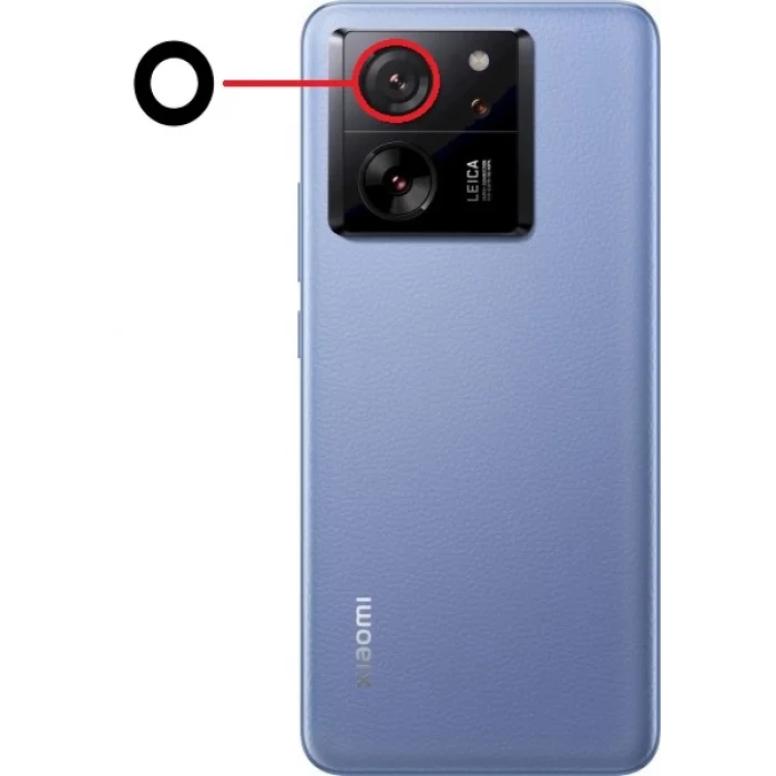 Xiaomi 13T Kamera Camı Üst