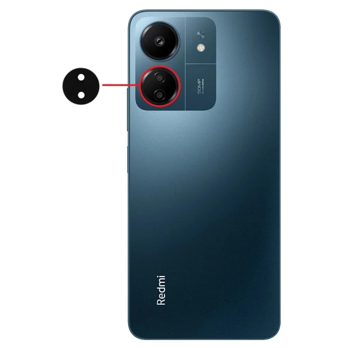 Xiaomi Redmi 13C Kamera Camı Alt