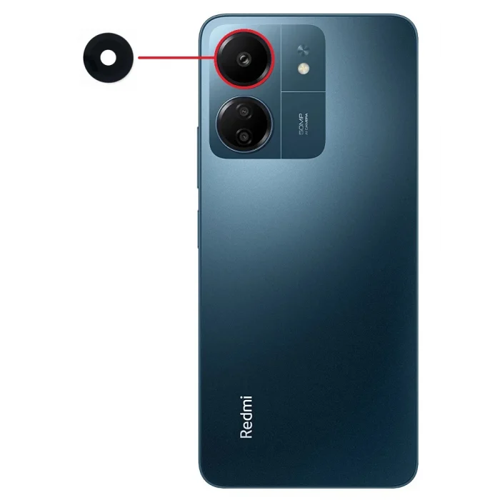 Xiaomi Redmi 13C Kamera Camı Üst