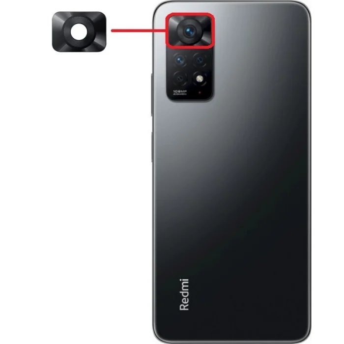Xiaomi Redmi Note 11 Pro Kamera Camı Üst