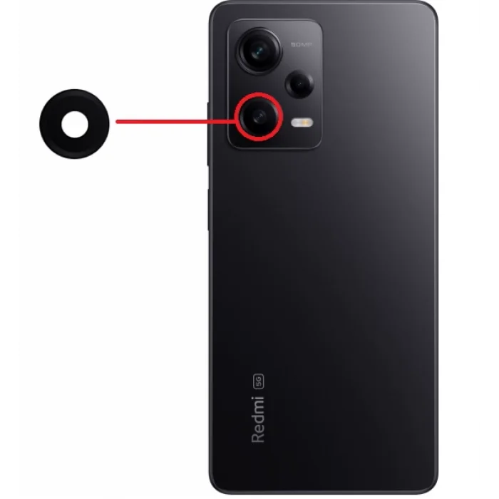 Xiaomi Redmi Note 12 Pro 5G Kamera Camı Alt