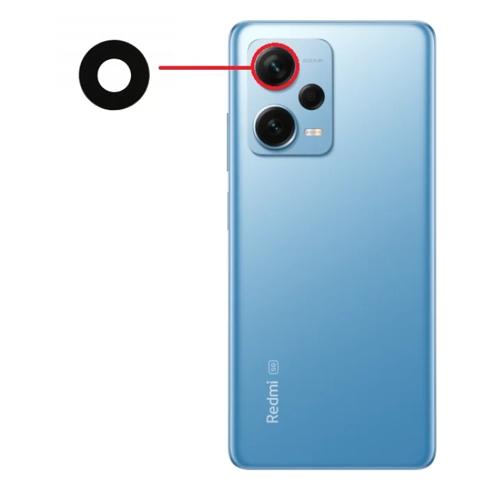 Xiaomi Redmi Note 12 Pro Plus 5G Kamera Camı Üst