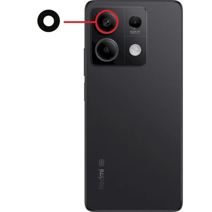 Xiaomi Redmi Note 13 5G Kamera Camı Üst