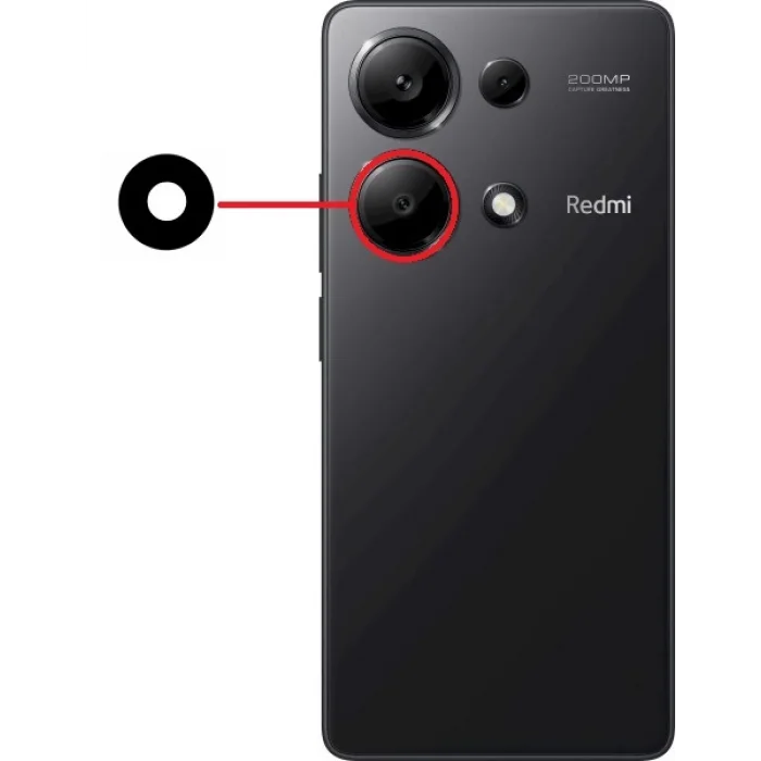 Xiaomi Redmi Note 13 Pro 4G Kamera Camı Alt