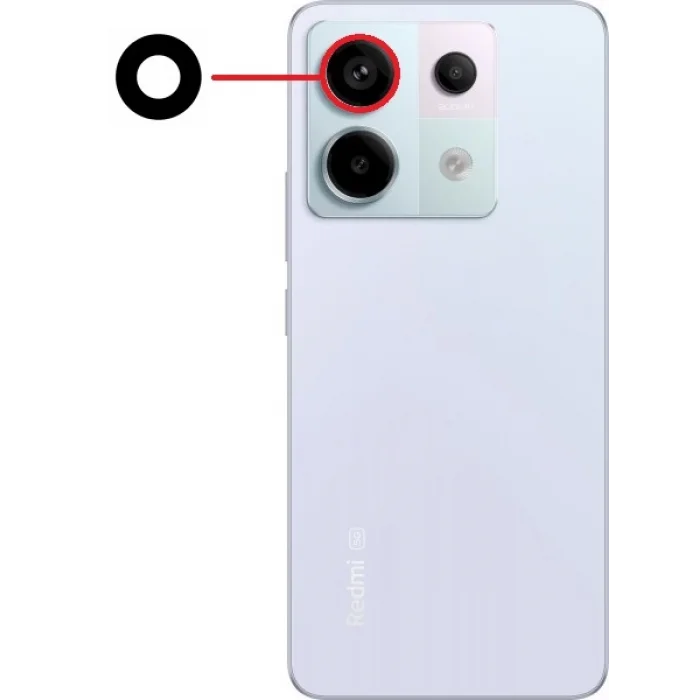 Xiaomi Redmi Note 13 Pro 5G Kamera Camı Üst