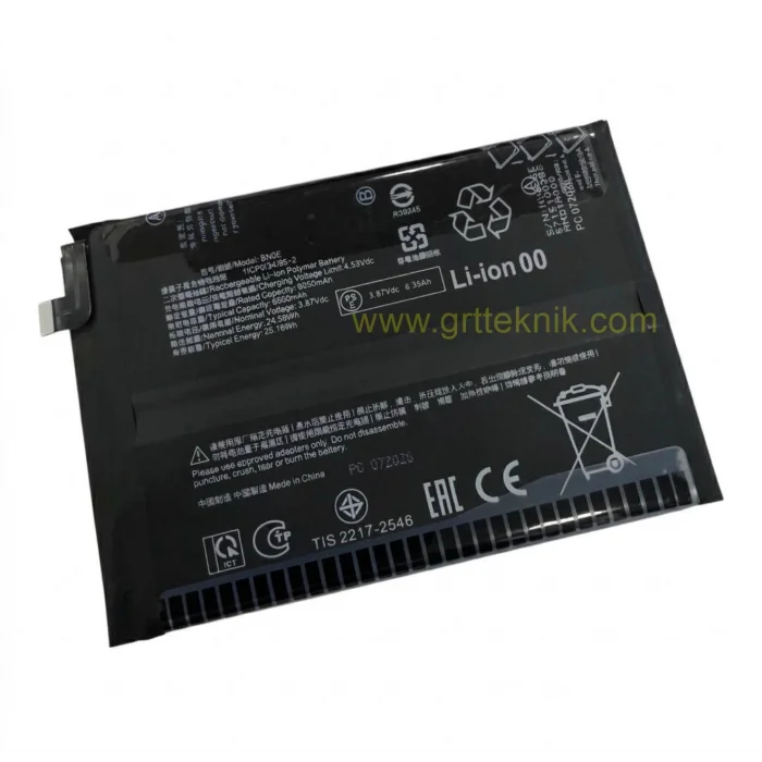 Xiaomi Redmi Note 15 Pro 4G Batarya (6500 mAh)