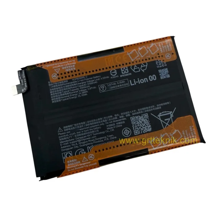 Xiaomi Redmi Note 15 Pro 4G Batarya (6500 mAh)