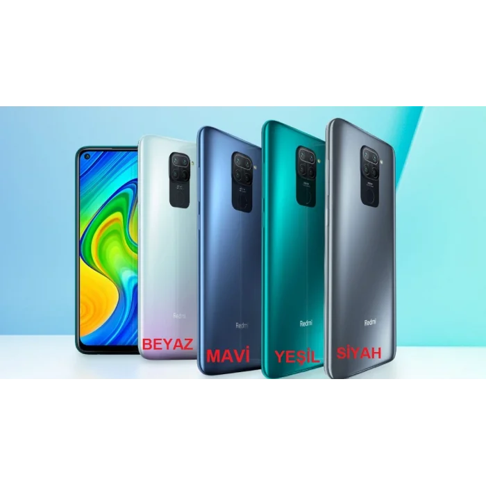 Xiaomi Redmi Note 9 Kasa Arka Kapak Pil Kapağı