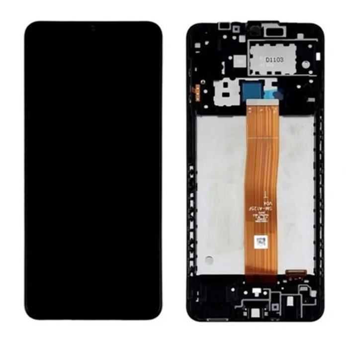 Samsung A125F Galaxy A12 Lcd Ekran + Dokunmatik Çıtalı Orjinal
