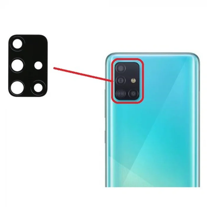 Samsung A715F Galaxy A71 Kamera Camı