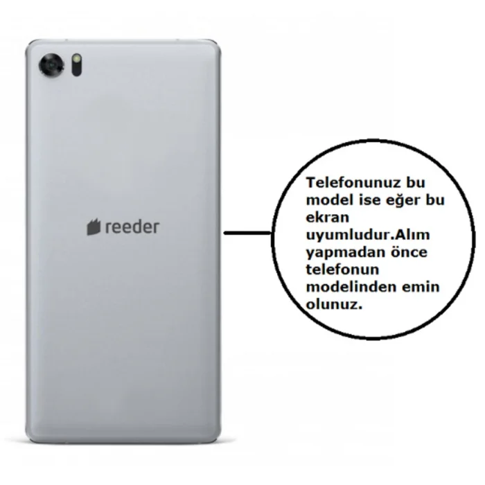 Reeder P10S Lcd Ekran + Dokunmatik Full Orjinal