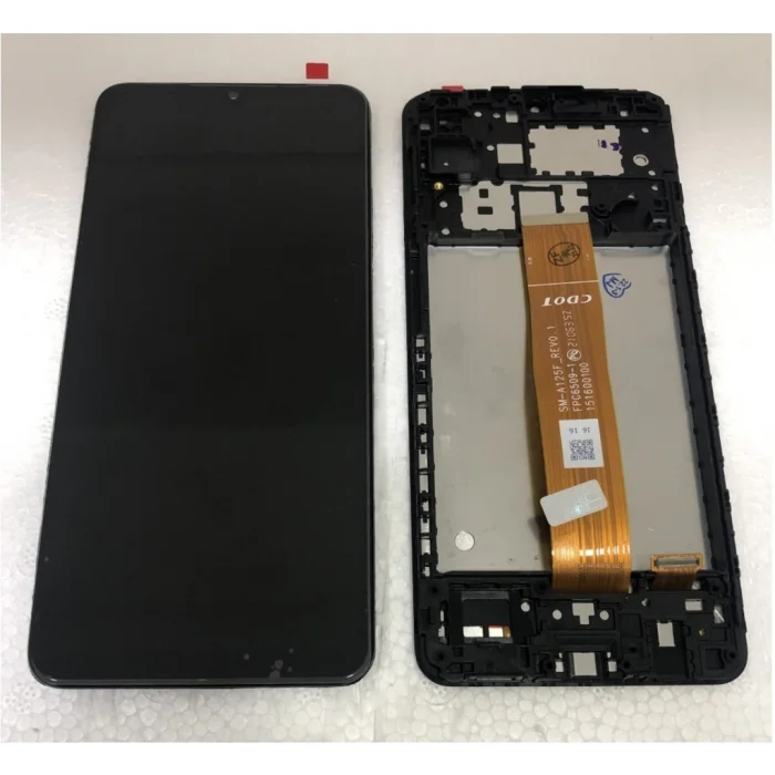 Samsung A125F Galaxy A12 Lcd Ekran + Dokunmatik Çıtalı