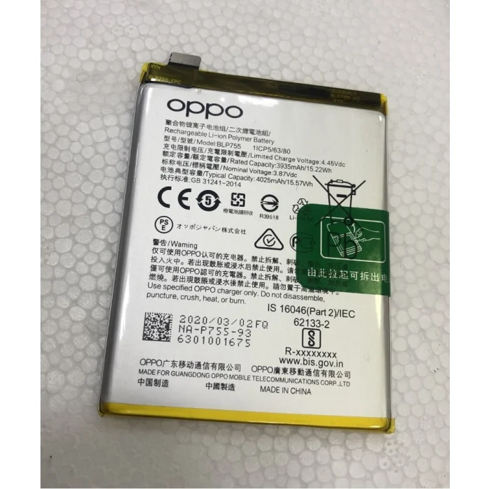 Oppo Reno 3 Pro (CPH2009) Batarya 4025 mAh