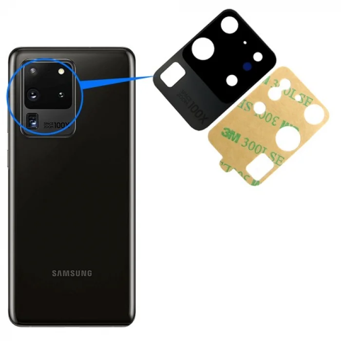 Samsung G988B Galaxy S20 Ultra Kamera Camı