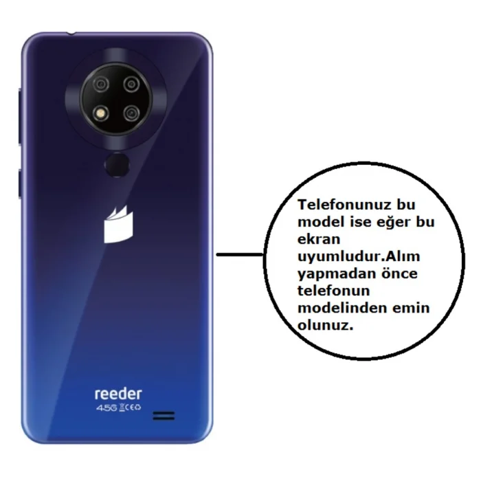 Reeder P13 Blue Max 2020 Lcd Ekran + Dokunmatik Çıtalı