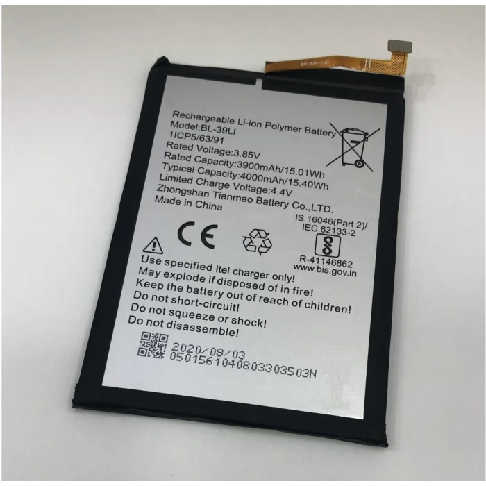 Tecno Camon 12 Air Batarya (4000 mAh)