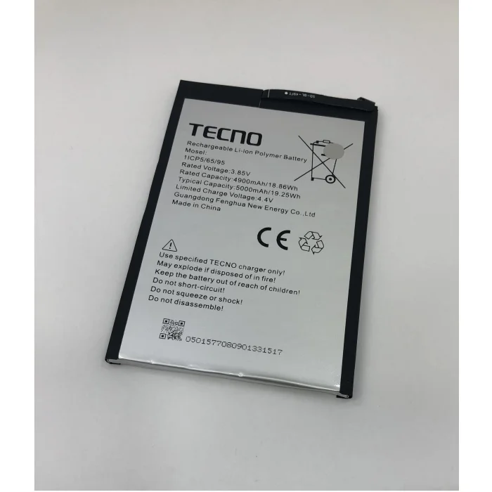 Tecno Spark 6 Go (KE5k) Batarya 5000 mAh