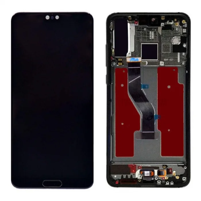 Huawei P20 Pro (CLT-L29) Lcd Ekran + Dokunmatik Çıtalı Orjinal