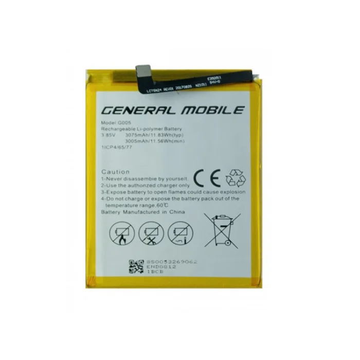 General Mobile GM 8 D Batarya (3075 mAh)