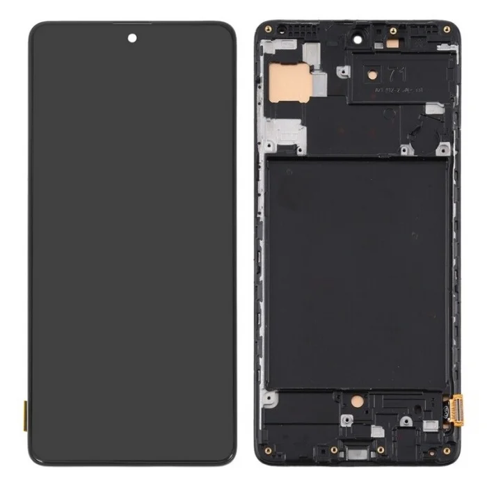 Samsung A715F Galaxy A71 Lcd Ekran + Dokunmatik Çıtalı
