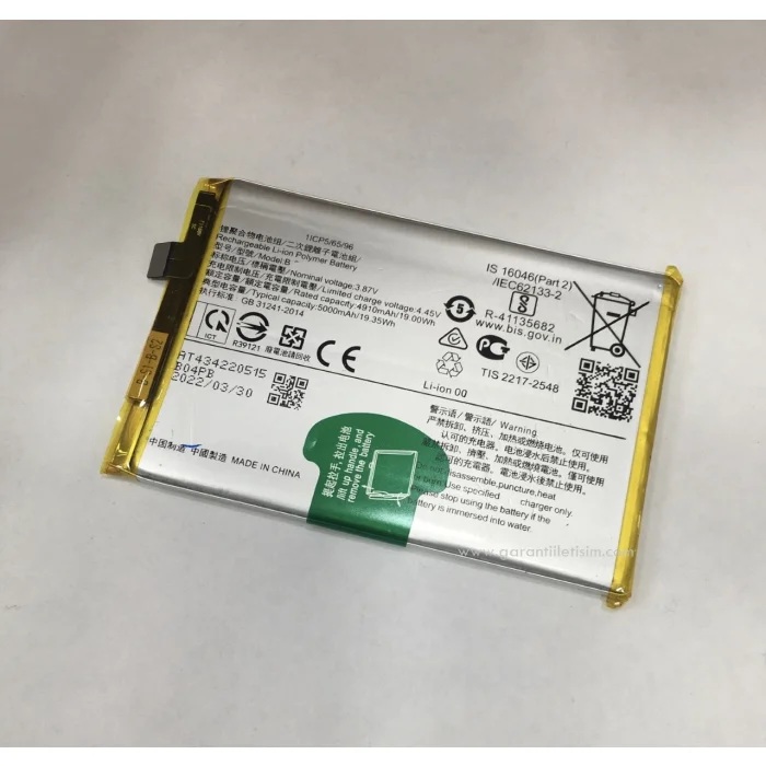 Vivo Y33s (V2109) Batarya 5000 mAh