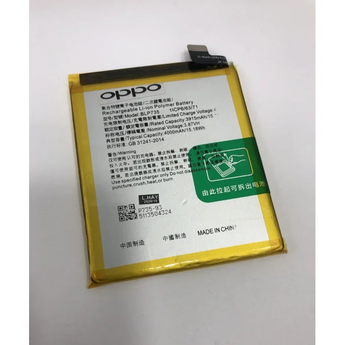 Oppo Reno 2 (CPH1907) Batarya 4000 mAh