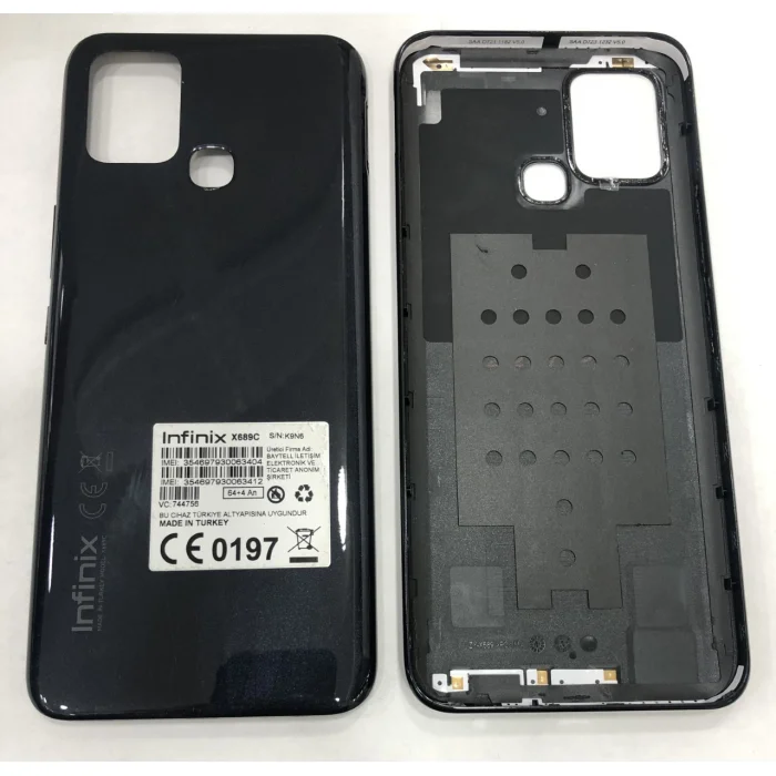 İnfinix Hot 10T (X689C) Kasa Arka Kapak Pil Kapağı Orjinal Çıkma