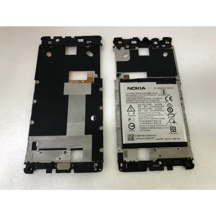 Nokia 5 (TA-1024) Orta Kasa + Batarya Orjinal Çıkma