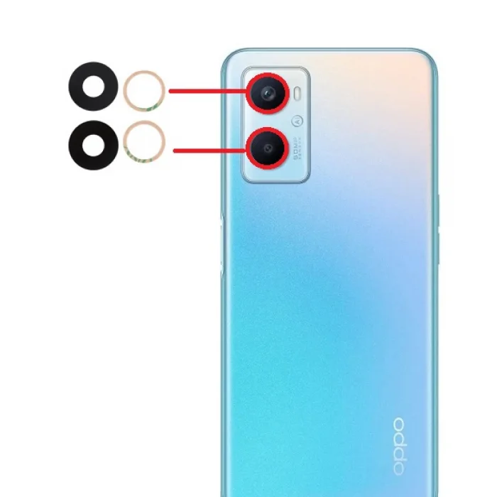 Oppo A96 (CPH2333) Kamera Camı