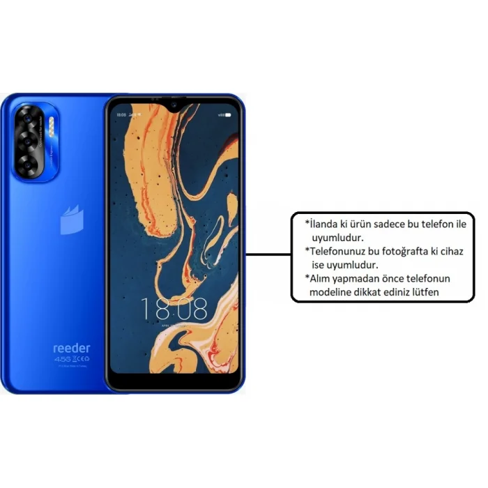 Reeder P13 Blue 2022 Şarj Soketi + Mikrofon Full