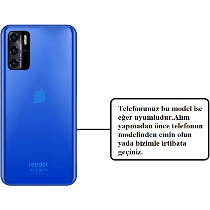 Reeder P13 Blue Max L 2021 Ekran Çıtası Orjinal Çıkma
