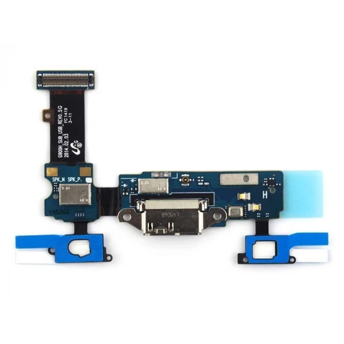 Samsung G900H Galaxy S5 Şarj Soketi Bordu + Mikrofon Full
