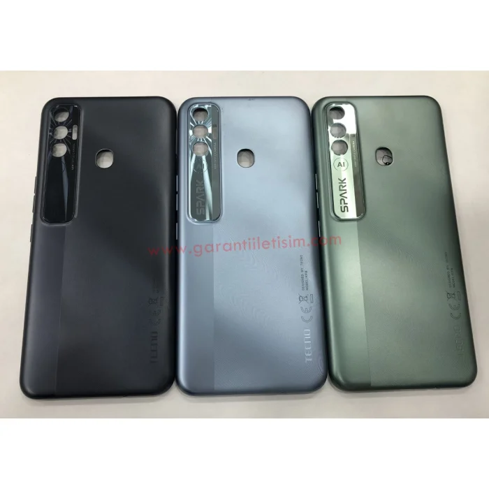 Tecno Spark 7 Pro (KF8) Arka Kapak Pil Kapağı Orjinal Çıkma