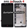 Avea inTouch 4 Lcd Ekran + Dokunmatik Çıtalı