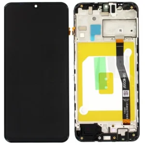 Samsung M205F/DS Galaxy M20 Lcd Ekran + Dokunmatik Çıtalı Orjinal