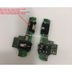 Samsung A107F Galaxy A10S Şarj Soketi Bordu Full (M15) Orjinal Çıkma