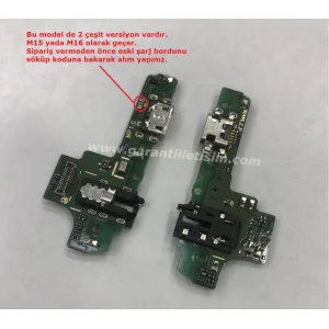 Samsung A107F Galaxy A10S Şarj Soketi Bordu Full (M16)
