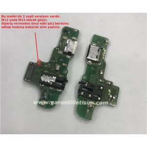 Samsung A207F Galaxy A20S Şarj Soketi Bordu Full (M12)