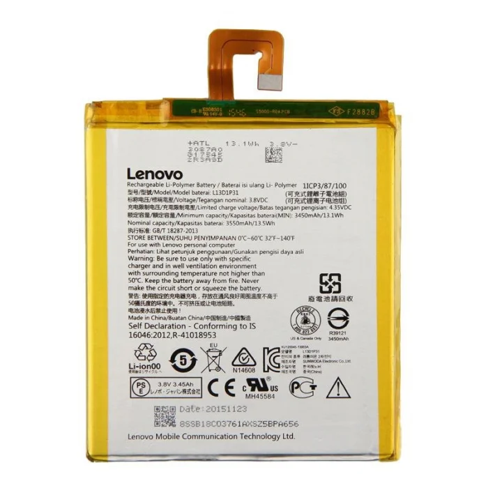 Lenovo S5000-H Batarya (3550 mAh)