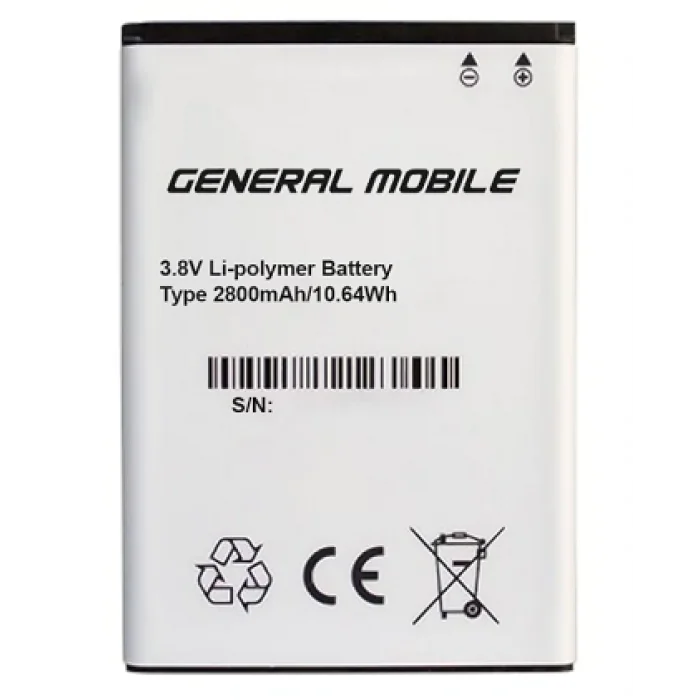 General Mobile GM 6 ds Batarya (2800 mAh)