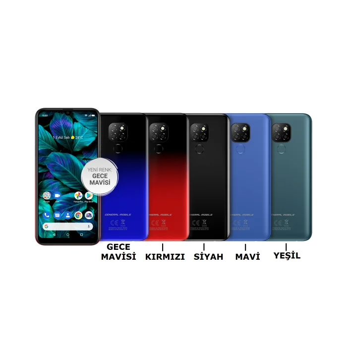 General Mobile GM 20 Kasa Arka Kapak Pil Kapağı Orjinal Çıkma