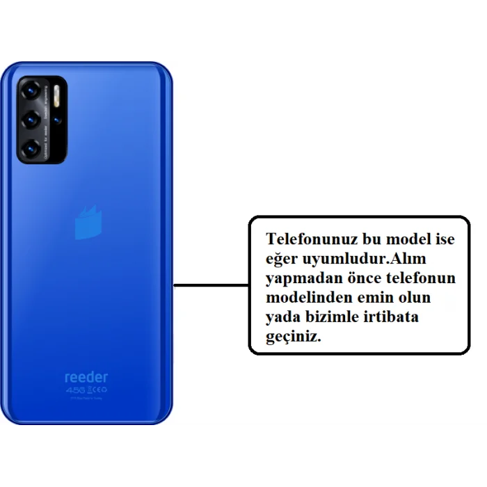 Reeder P13 Blue 2021 Ekran Çıtası Orjinal Çıkma